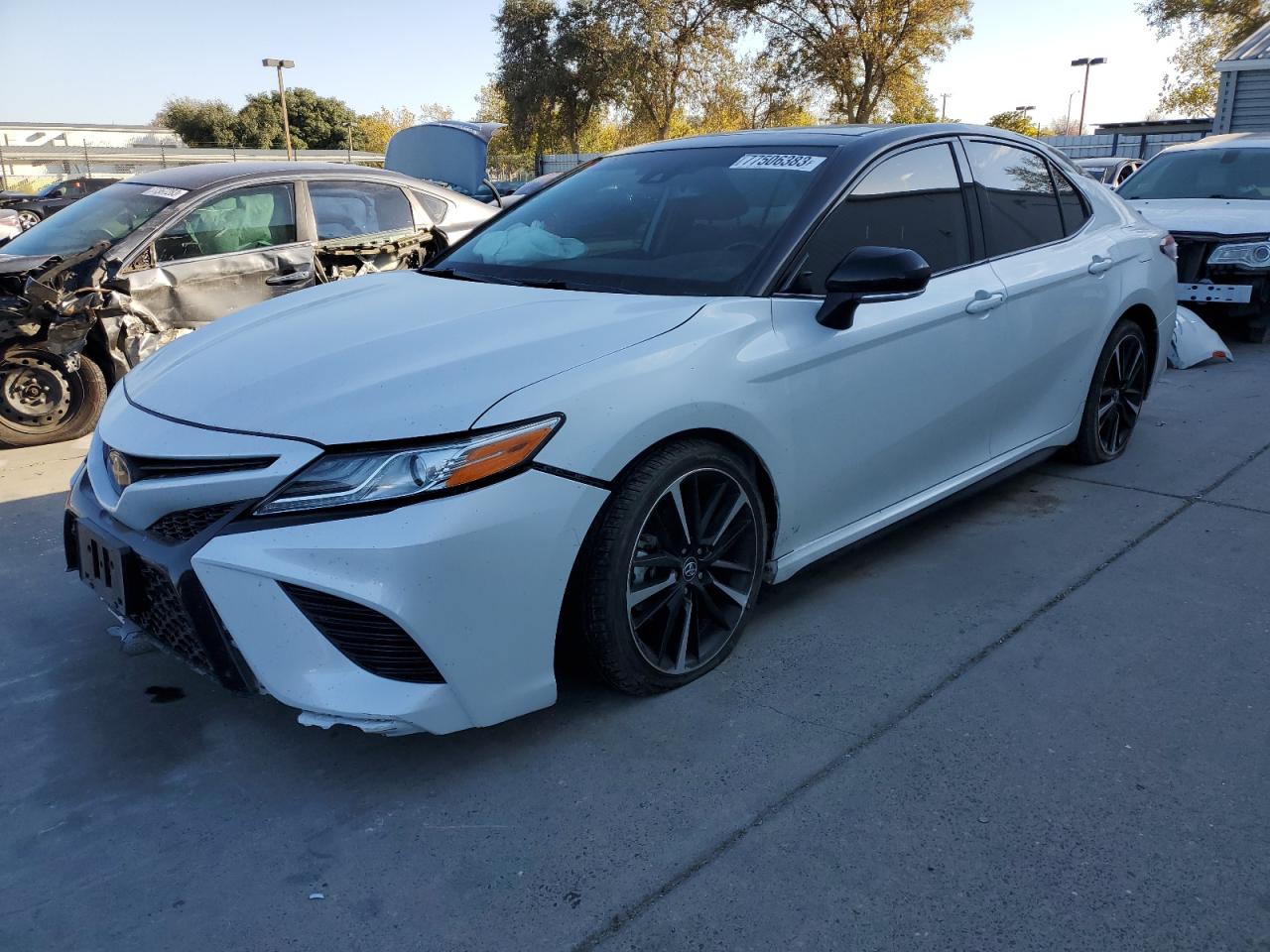 Image 1 of 2020 TOYOTA CAMRY XSE 2020 with VIN 4T1K61AK1LU305478