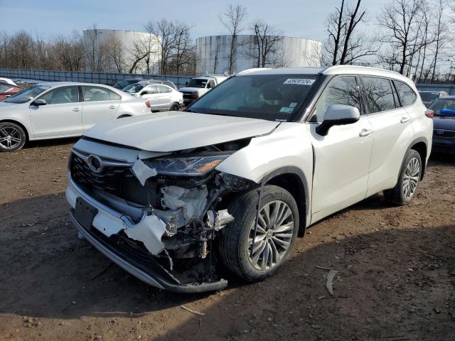 Image 1 of 2021 TOYOTA HIGHLANDER PLATINUM 2021 with VIN 5TDFZRBH1MS113837