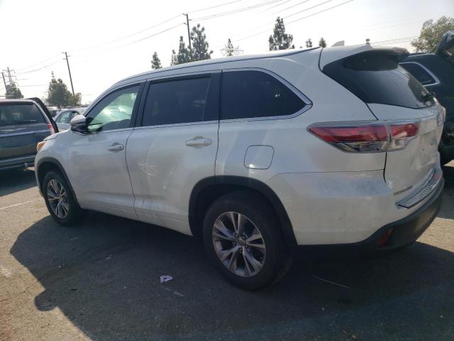 Image 2 of 2015 TOYOTA HIGHLANDER XLE 2015 with VIN 5TDKKRFH8FS108845