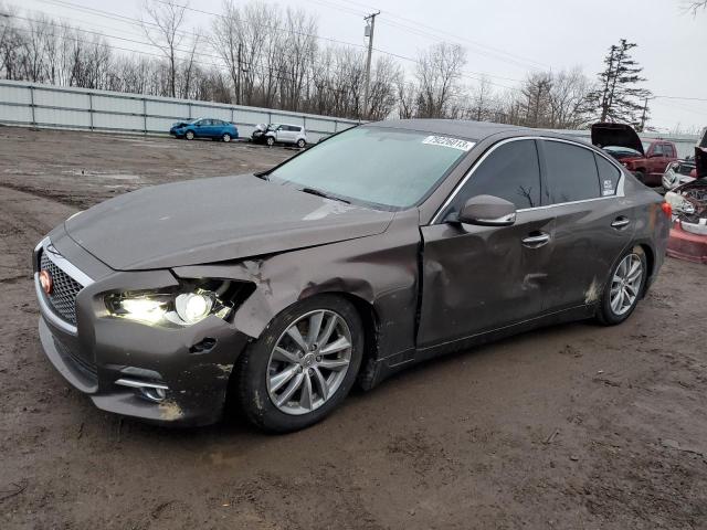 Image 1 of 2015 INFINITI Q50 BASE 2015 with VIN JN1BV7ARXFM392344