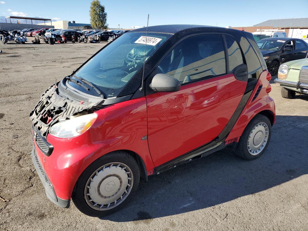 Изображение 1 2013 SMART FORTWO PURE 2013 с VIN WMEEJ3BA3DK689800