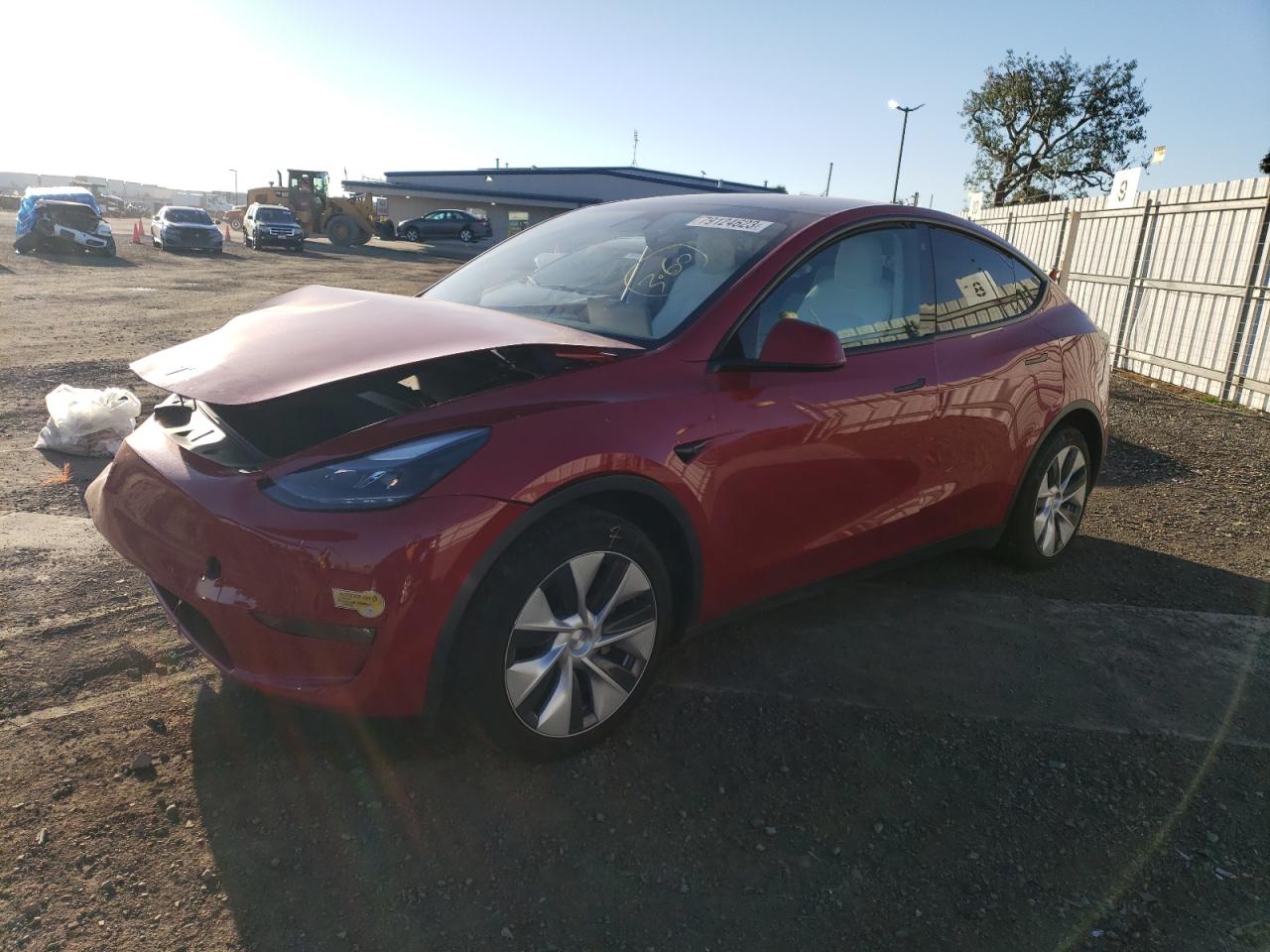 Image 1 of 2022 TESLA MODEL Y  2022 with VIN 7SAYGDEE7NF534909