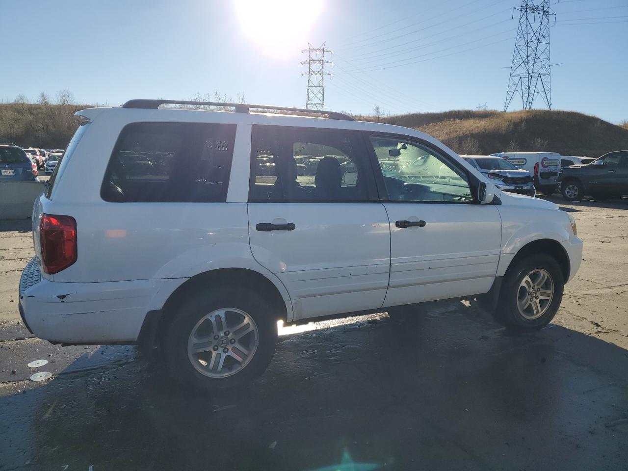 Image 3 of 2003 HONDA PILOT EXL 2003 with VIN 2HKYF18663H524826