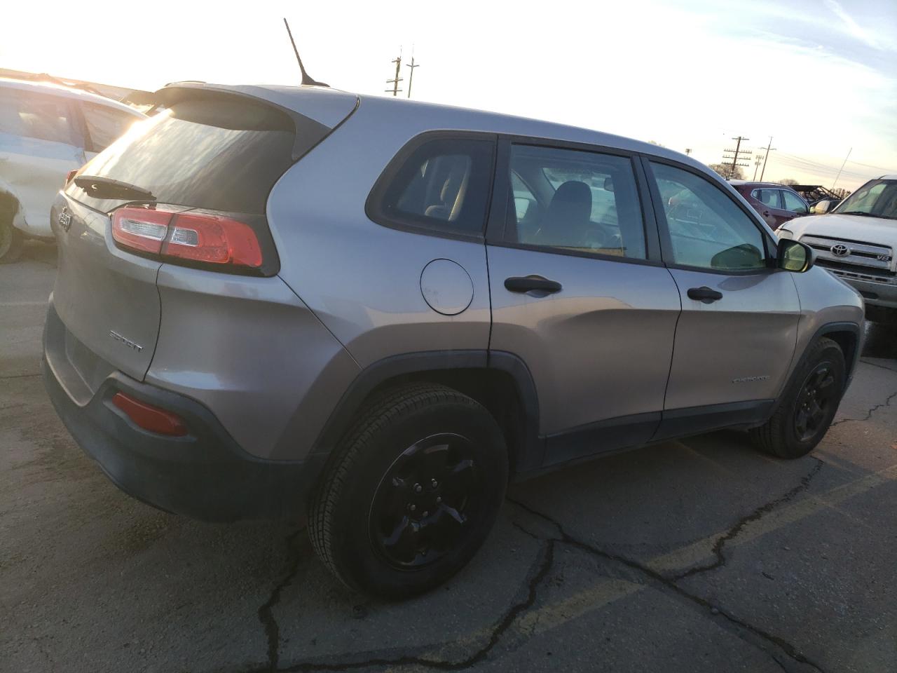 Image 3 of 2014 JEEP CHEROKEE SPORT 2014 with VIN 1C4PJLAB7EW217742