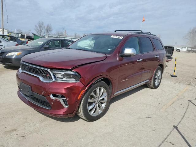 Image 1 of 2022 DODGE DURANGO CITADEL 2022 with VIN 1C4RDHEGXNC217643