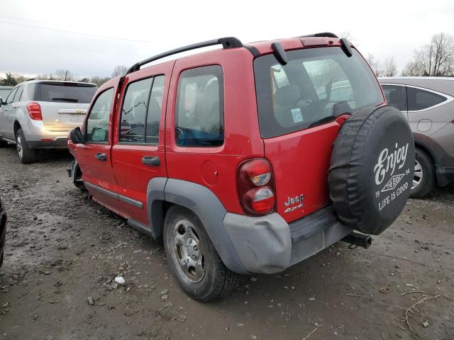 Image 2 of 2005 JEEP LIBERTY SPORT 2005 with VIN 1J4GL48K75W514431