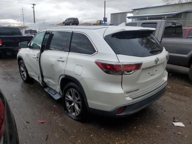 Изображение 2 2015 TOYOTA HIGHLANDER XLE 2015 с VIN 5TDKKRFH8FS119750