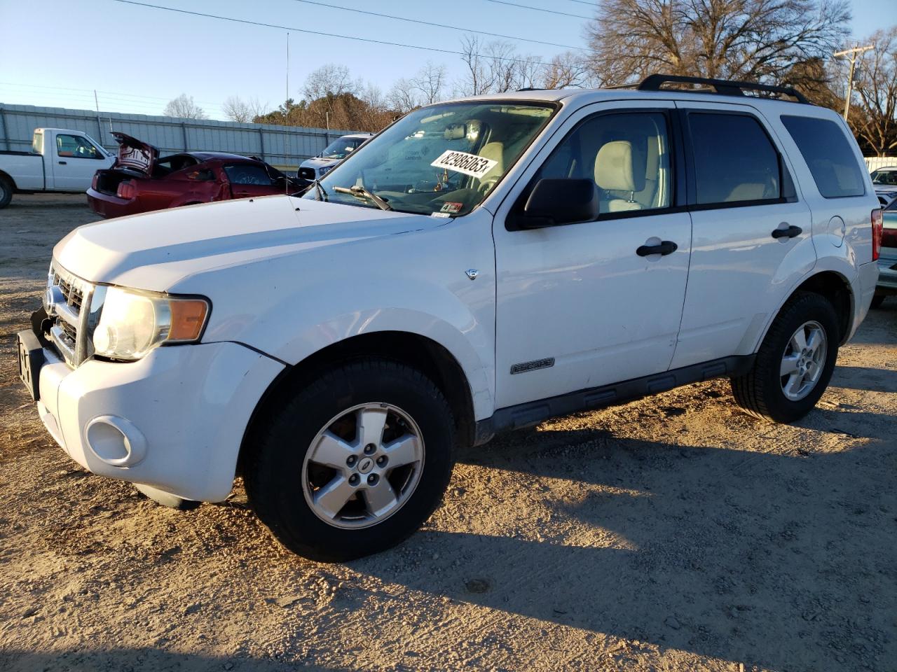 Image 1 of 2008 FORD ESCAPE XLT 2008 with VIN 1FMCU931X8KC93573