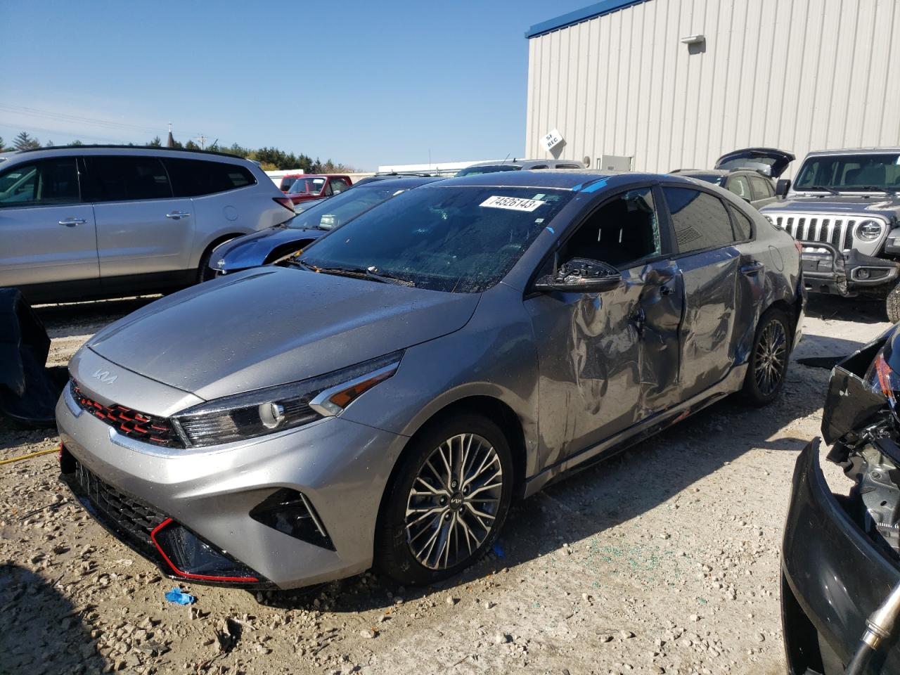 Image 1 of 2022 KIA FORTE GT LINE 2022 with VIN 3KPF54ADXNE455604