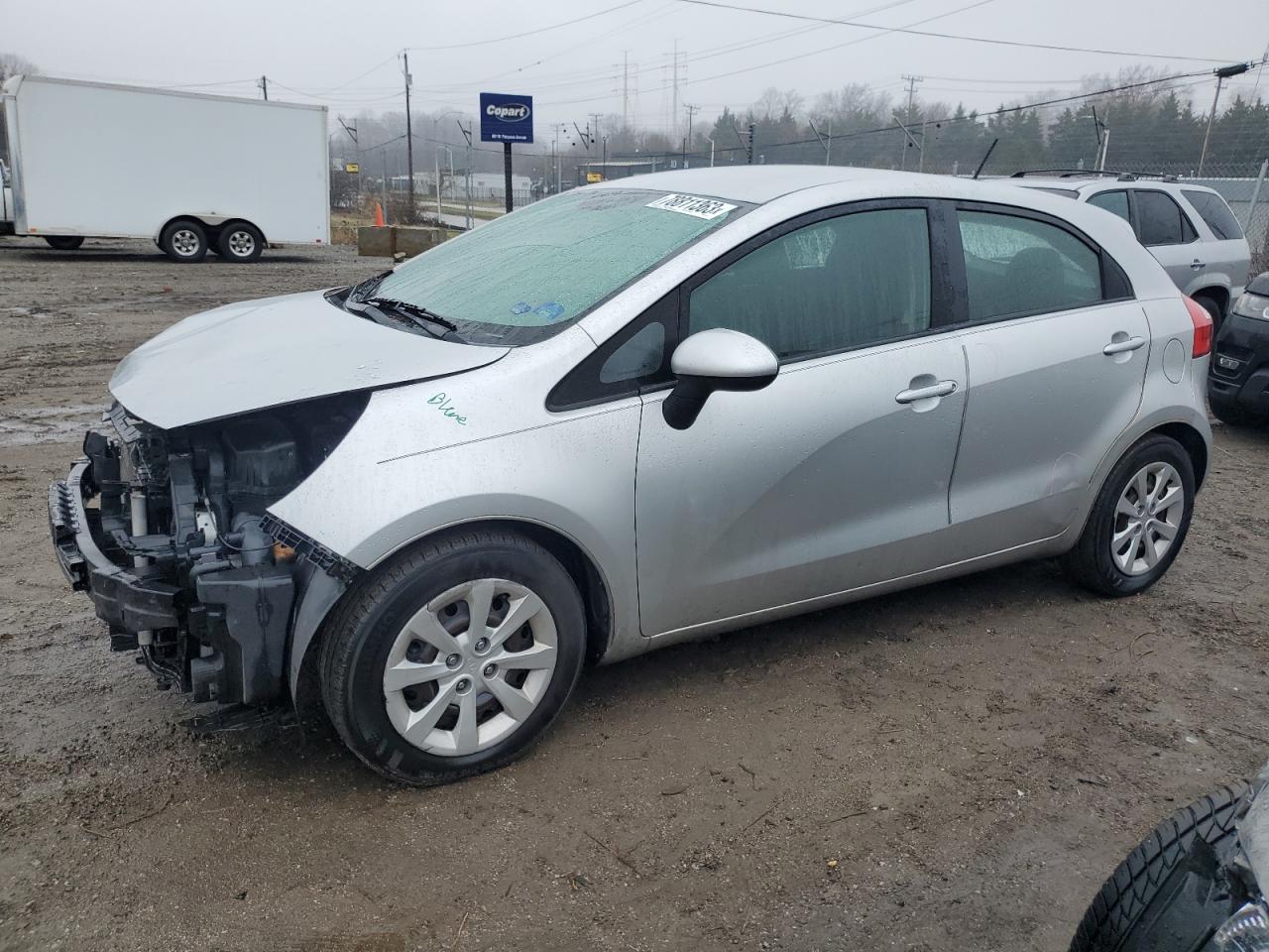 Image 1 of 2013 KIA RIO LX 2013 with VIN KNADM5A35D6287718