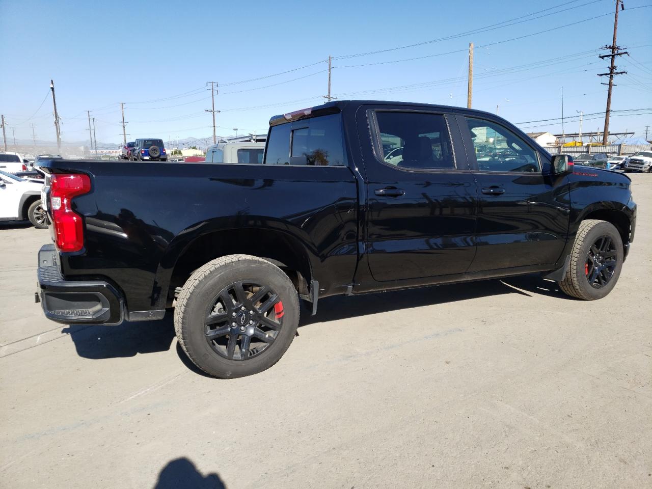 Image 3 of 2022 CHEVROLET SILVERADO LTD C1500 RST 2022 with VIN 1GCPWDED8NZ139859