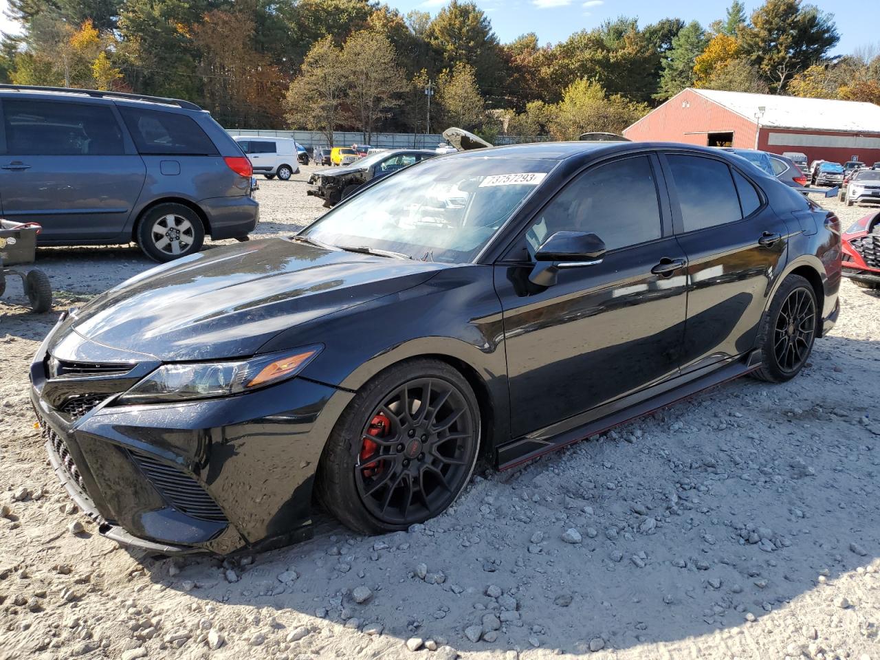 Image 1 of 2021 TOYOTA CAMRY TRD 2021 with VIN 4T1KZ1AK9MU057747