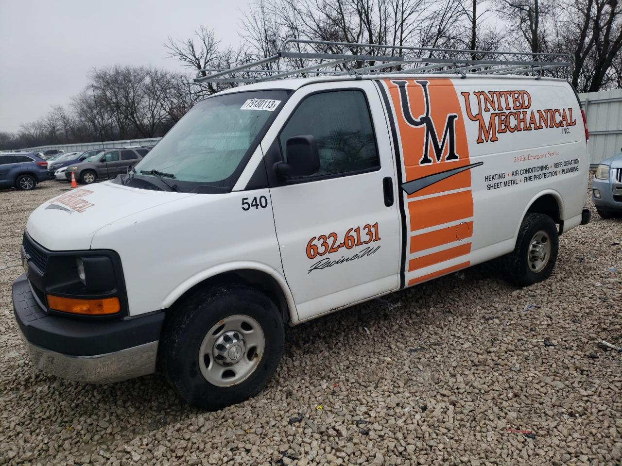 Image 1 of 2015 CHEVROLET EXPRESS G2500  2015 with VIN 1GCWGFCF1F1243554