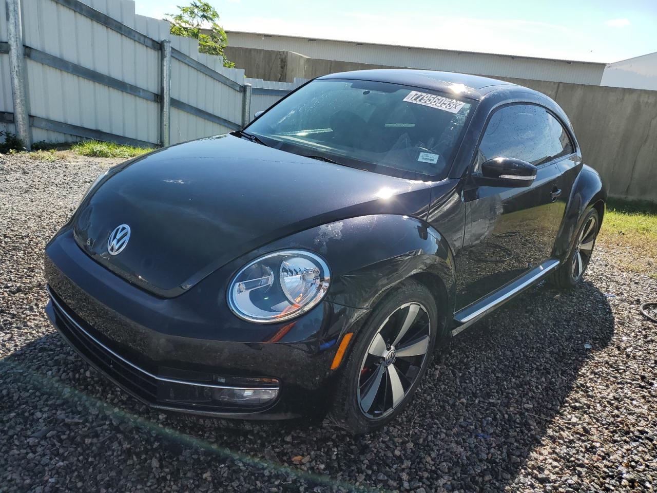 Image 1 of 2012 VOLKSWAGEN BEETLE TURBO 2012 with VIN 3VWV87AT5CM622754