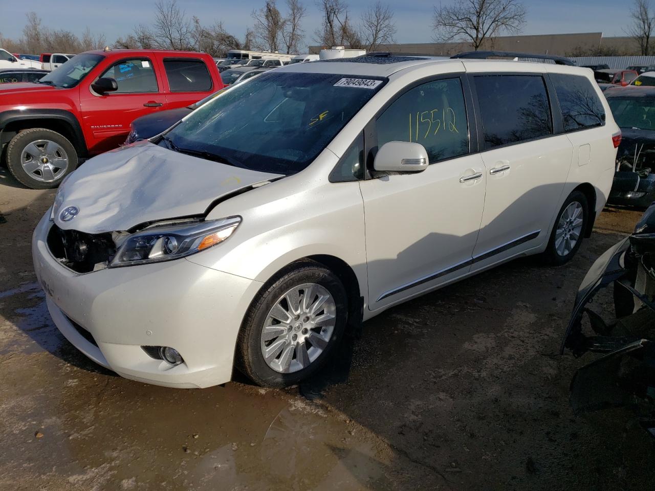 Image 1 of 2015 TOYOTA SIENNA XLE 2015 with VIN 5TDYK3DC3FS668061