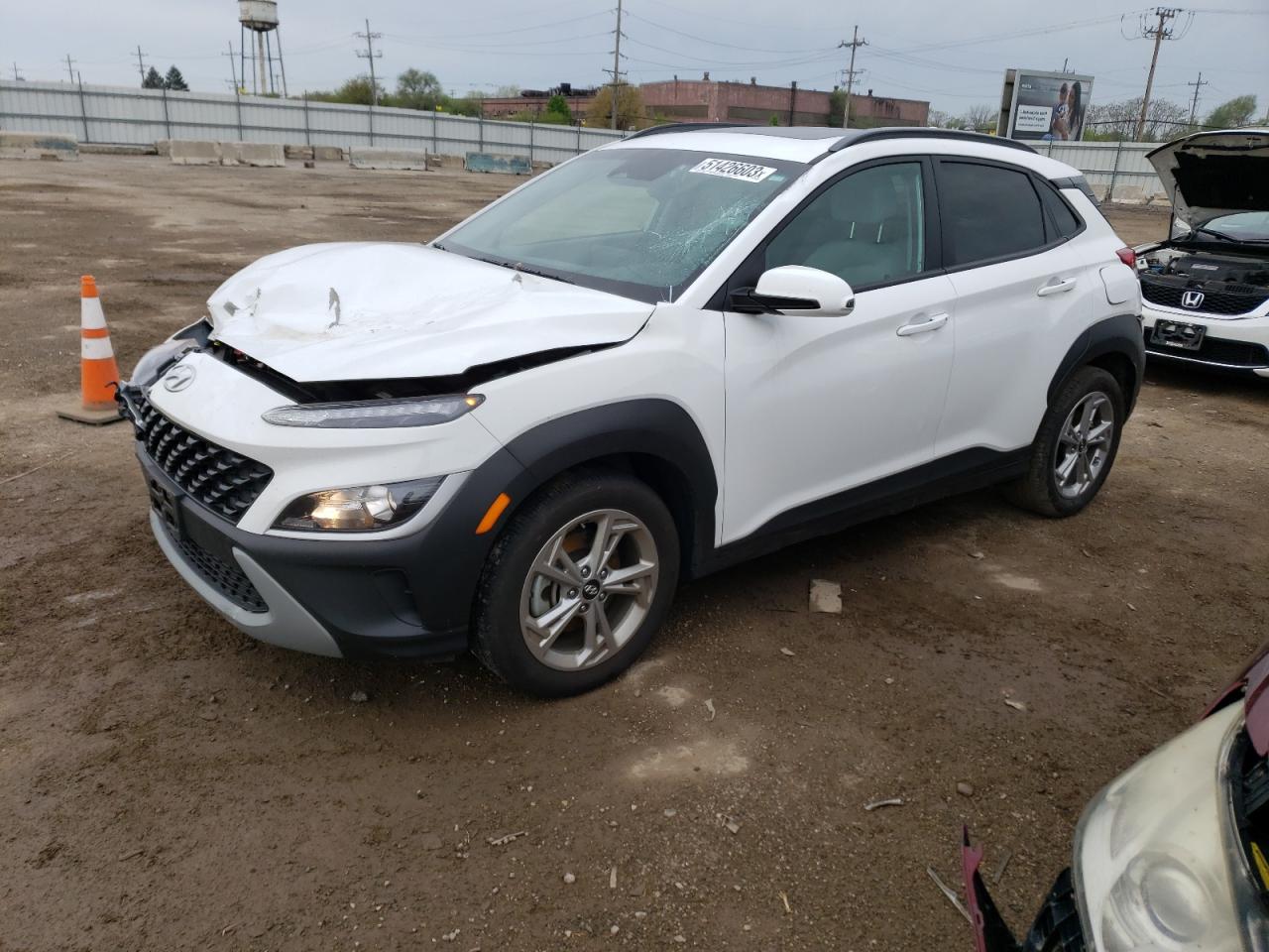 Obraz 1 z 2022 HYUNDAI KONA SEL 2022 z VIN KM8K3CAB4NU903362