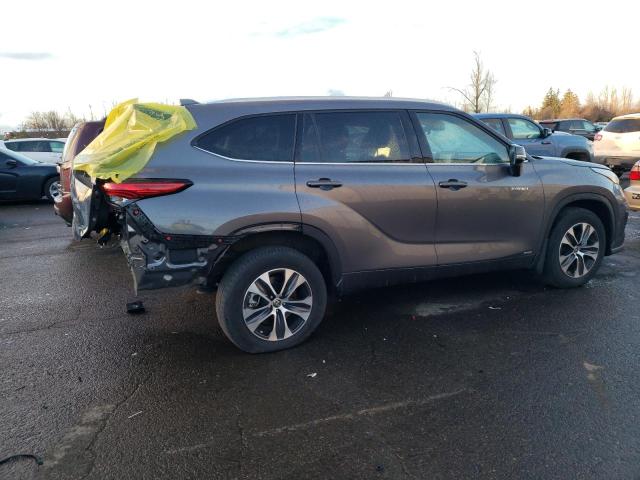 Изображение 3 2021 TOYOTA HIGHLANDER HYBRID XLE 2021 с VIN 5TDHBRCH4MS529019