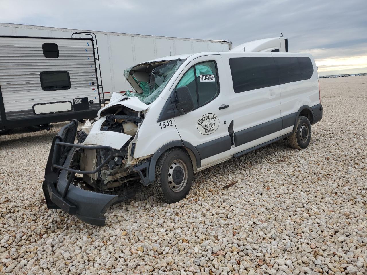 Image 1 of 2016 FORD TRANSIT T-350 2016 with VIN 1FBZX2YG4GKA33490