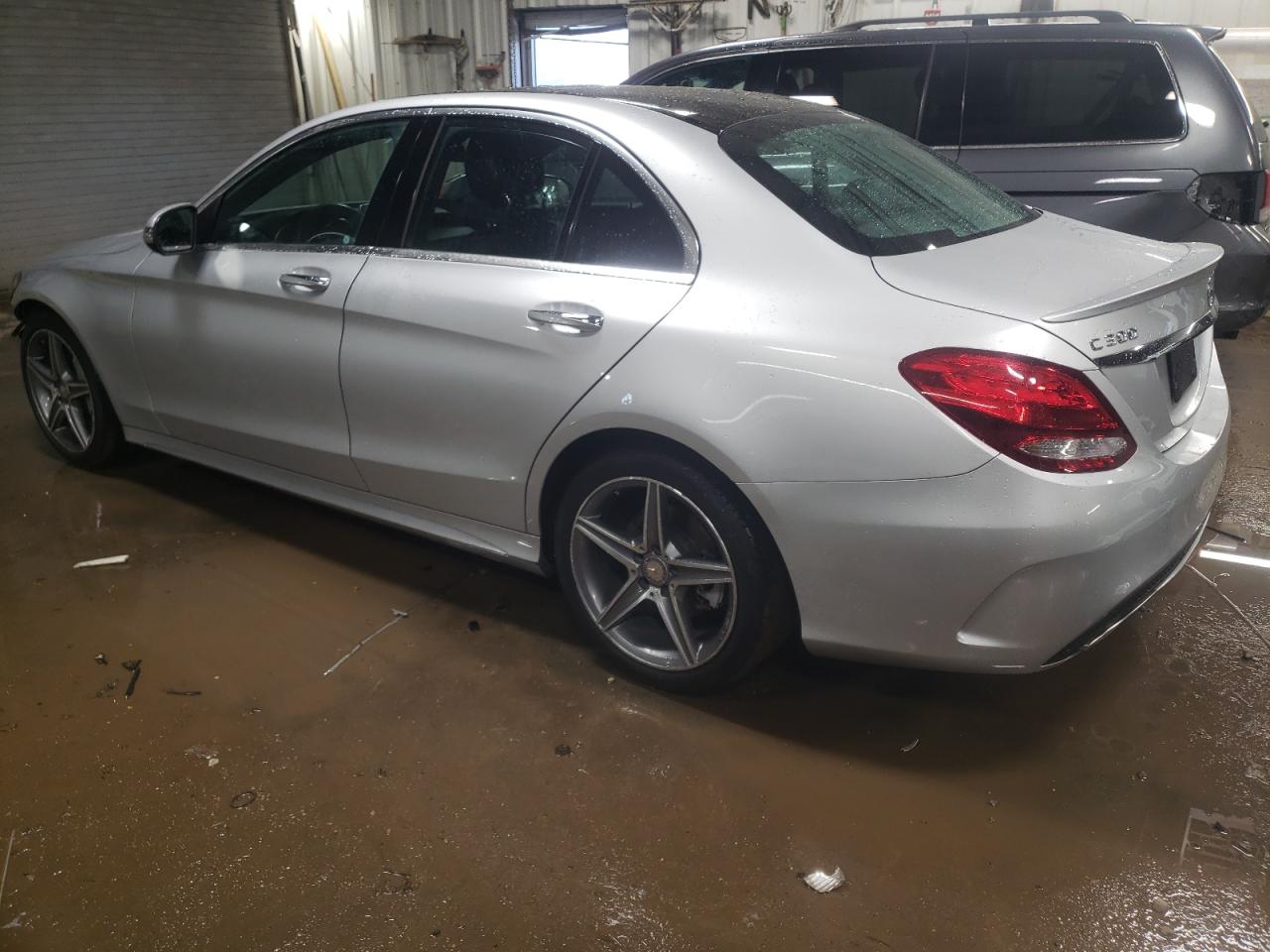 Image 2 of 2016 MERCEDES-BENZ C 300 4MATIC 2016 with VIN 55SWF4KB3GU109948