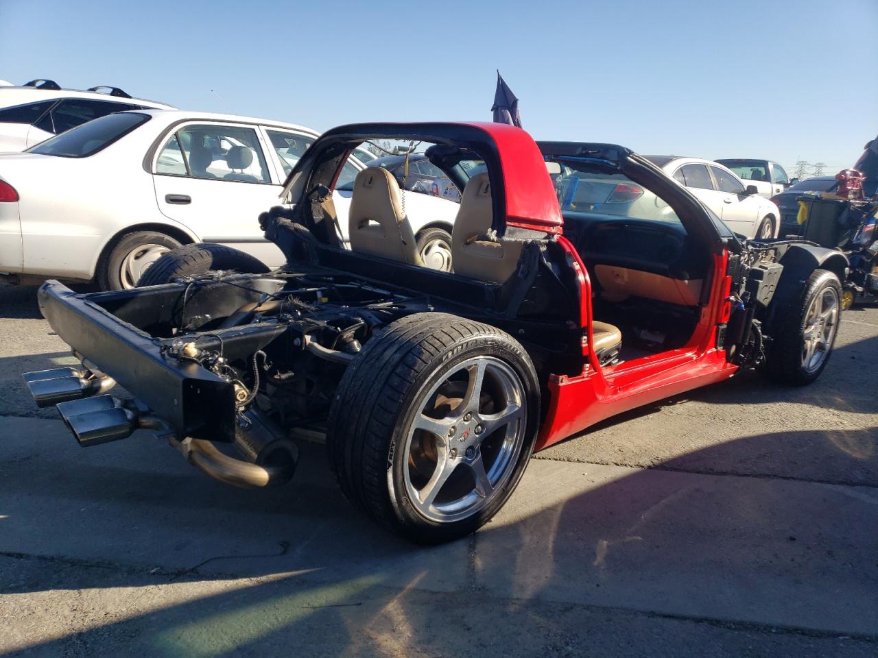 Image 3 of 1998 CHEVROLET CORVETTE  1998 with VIN 1G1YY22G0W5130740