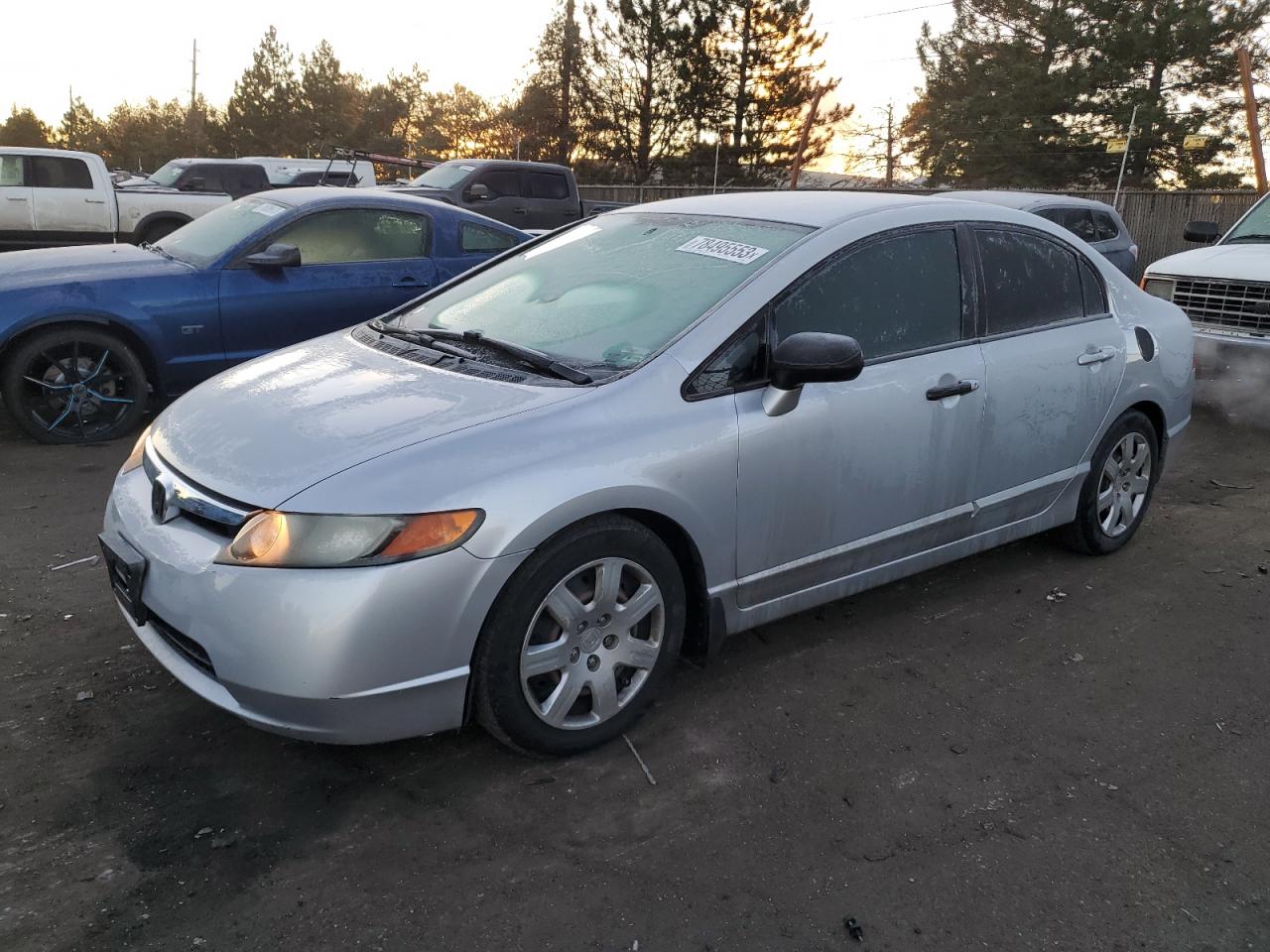 Image 1 of 2008 HONDA CIVIC LX 2008 with VIN 2HGFA16578H506465