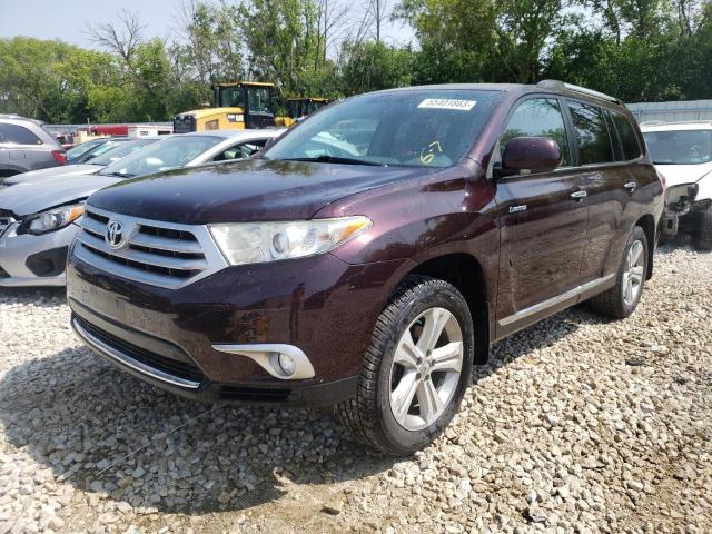 Image 1 of 2012 TOYOTA HIGHLANDER LIMITED 2012 with VIN 5TDDK3EH0CS169951