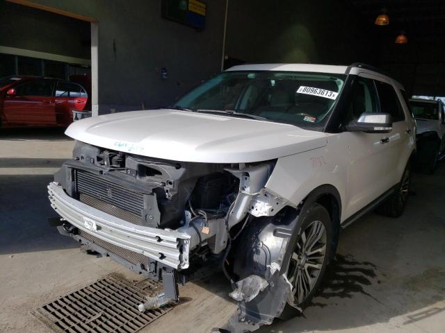 Image 1 of 2017 FORD EXPLORER PLATINUM 2017 with VIN 1FM5K8HT9HGD36645