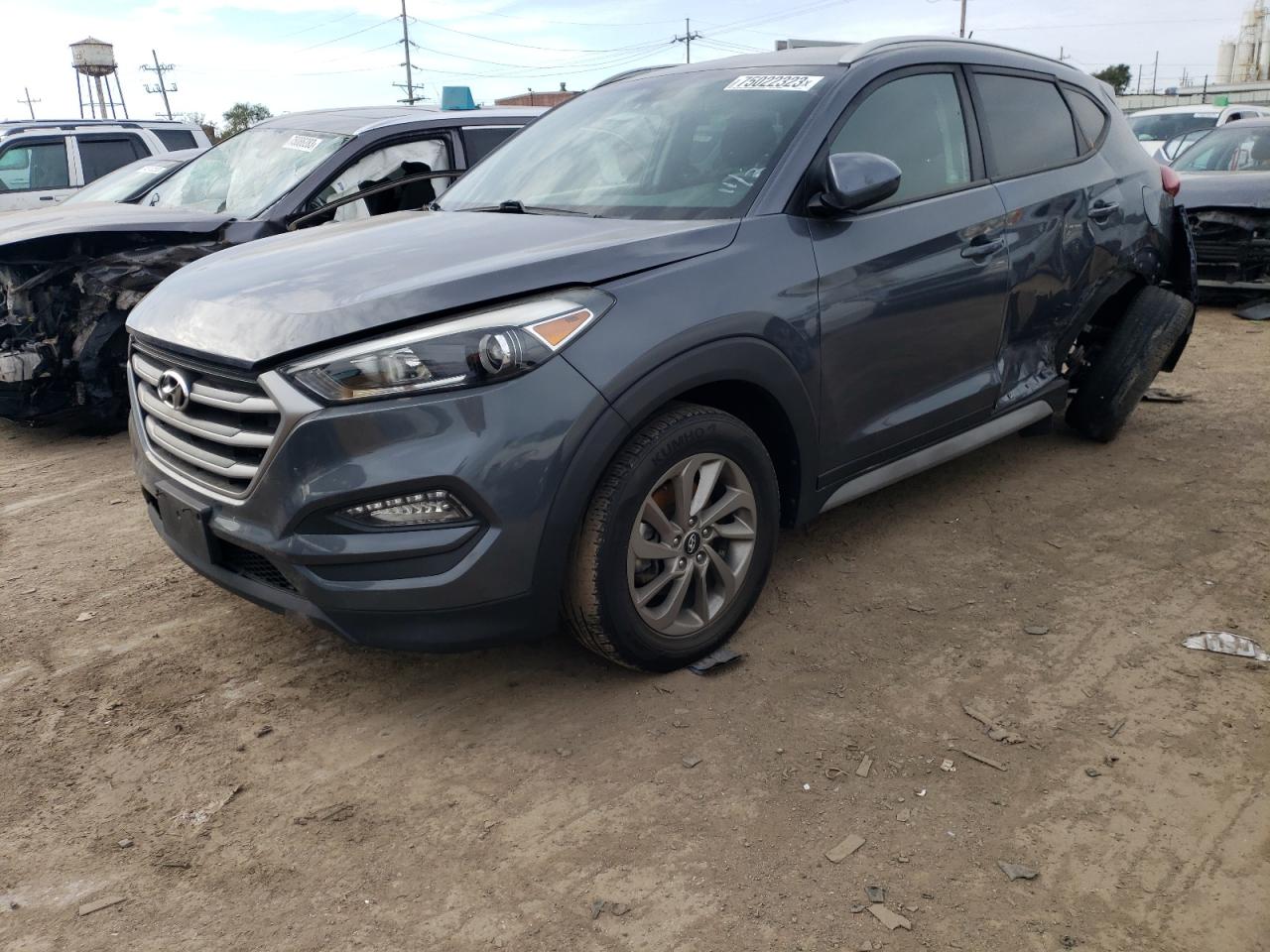 Image 1 of 2017 HYUNDAI TUCSON LIMITED 2017 with VIN KM8J33A45HU575337