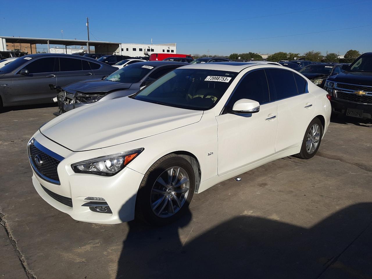 Image 1 of 2016 INFINITI Q50 PREMIUM 2016 with VIN JN1EV7AP7GM304217