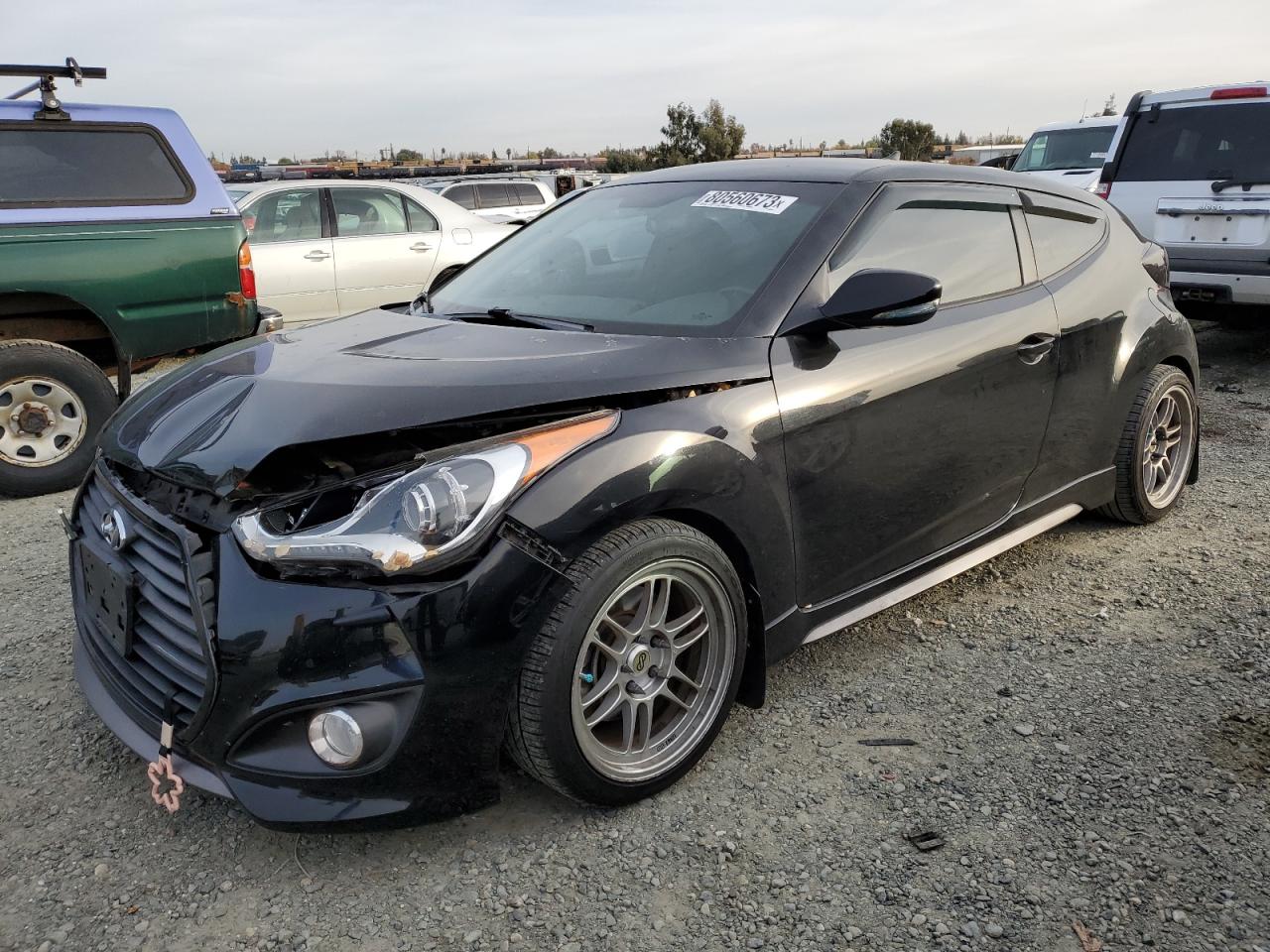 Image 1 of 2015 HYUNDAI VELOSTER TURBO 2015 with VIN KMHTC6AE6FU237655