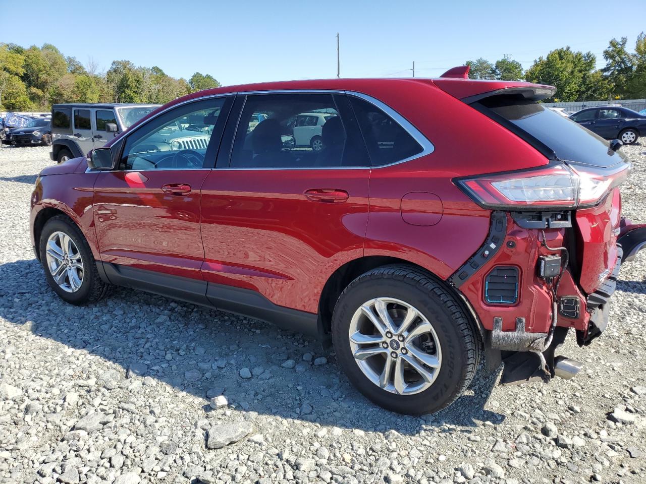 Изображение 2 2017 FORD EDGE SEL 2017 с VIN 2FMPK3J92HBB08651