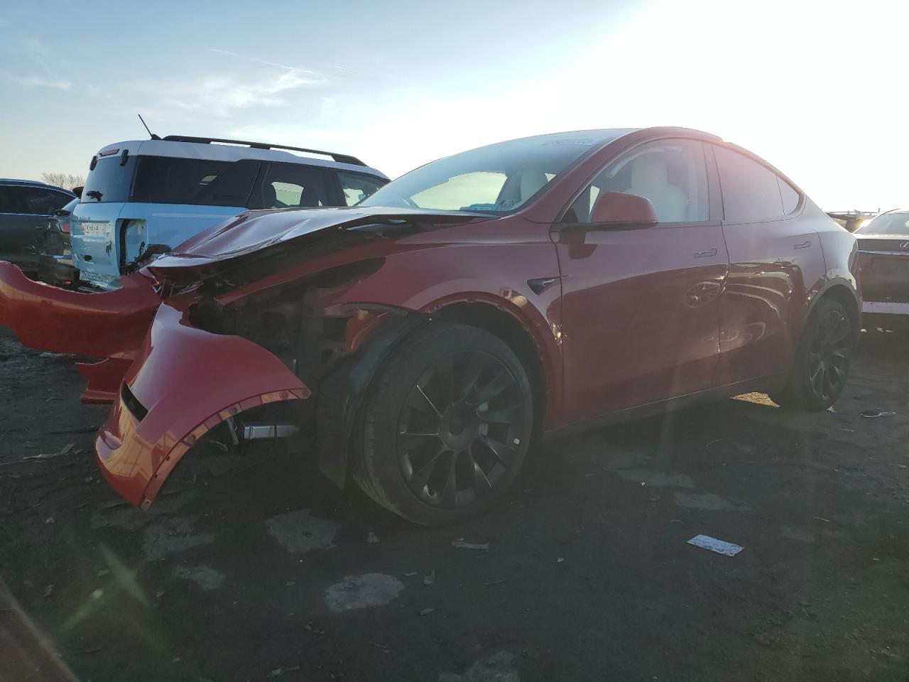 Image 1 of 2023 TESLA MODEL Y  2023 with VIN 7SAYGDEE1PF628481