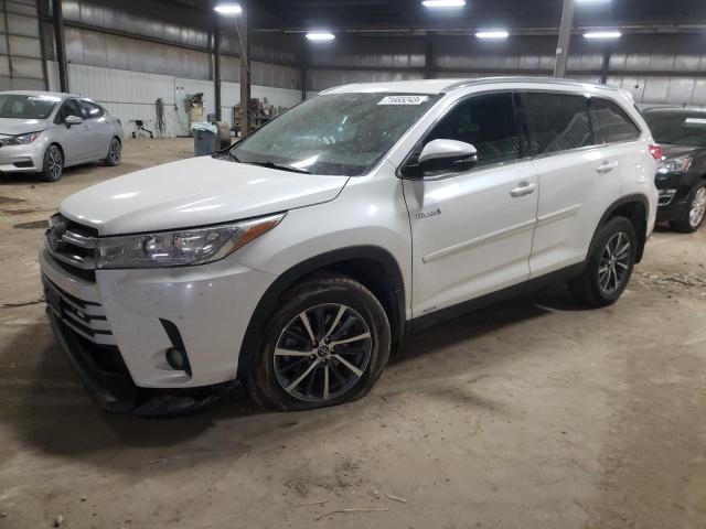 Image 1 of 2019 TOYOTA HIGHLANDER HYBRID 2019 with VIN 5TDJGRFH6KS064481