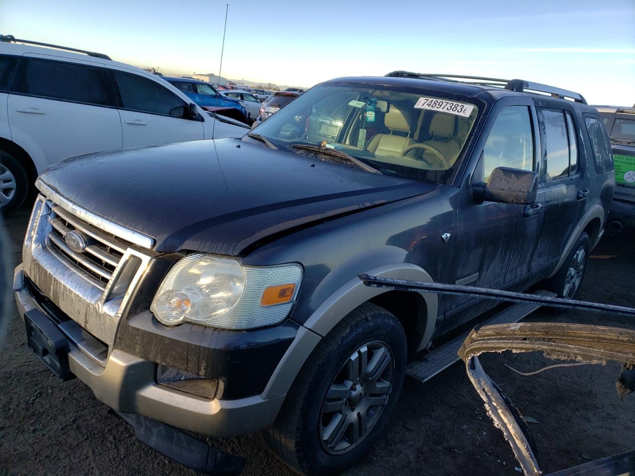 Image 1 of 2007 FORD EXPLORER EDDIE BAUER 2007 with VIN 1FMEU74847UB29635