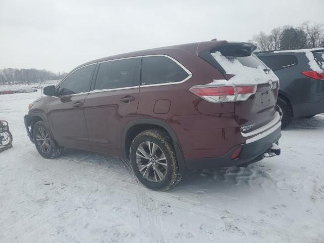 Изображение 2 2016 TOYOTA HIGHLANDER LE 2016 с VIN 5TDBKRFH1GS307950