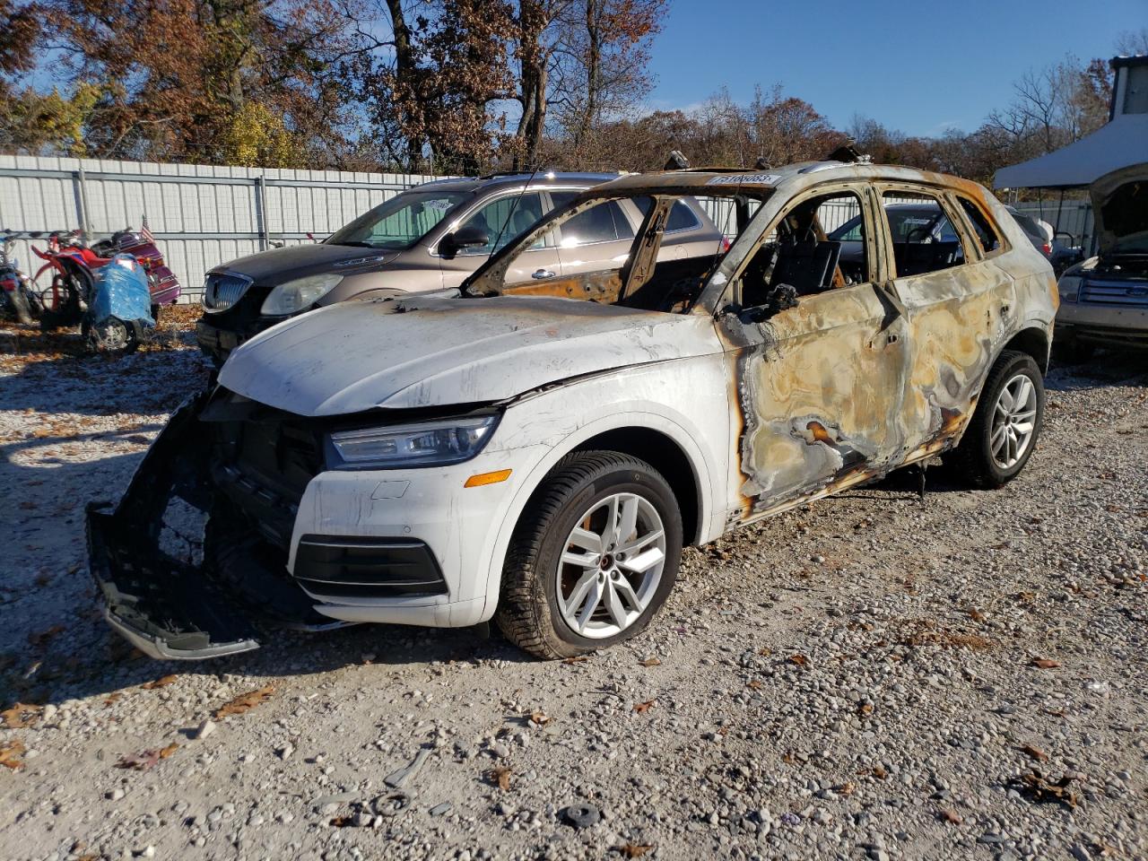 Image 1 of 2020 AUDI Q5 PREMIUM 2020 with VIN WA1ANAFY3L2033232