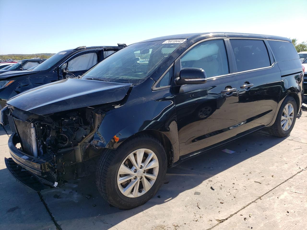 Image 1 of 2017 KIA SEDONA LX 2017 with VIN KNDMB5C16H6241230