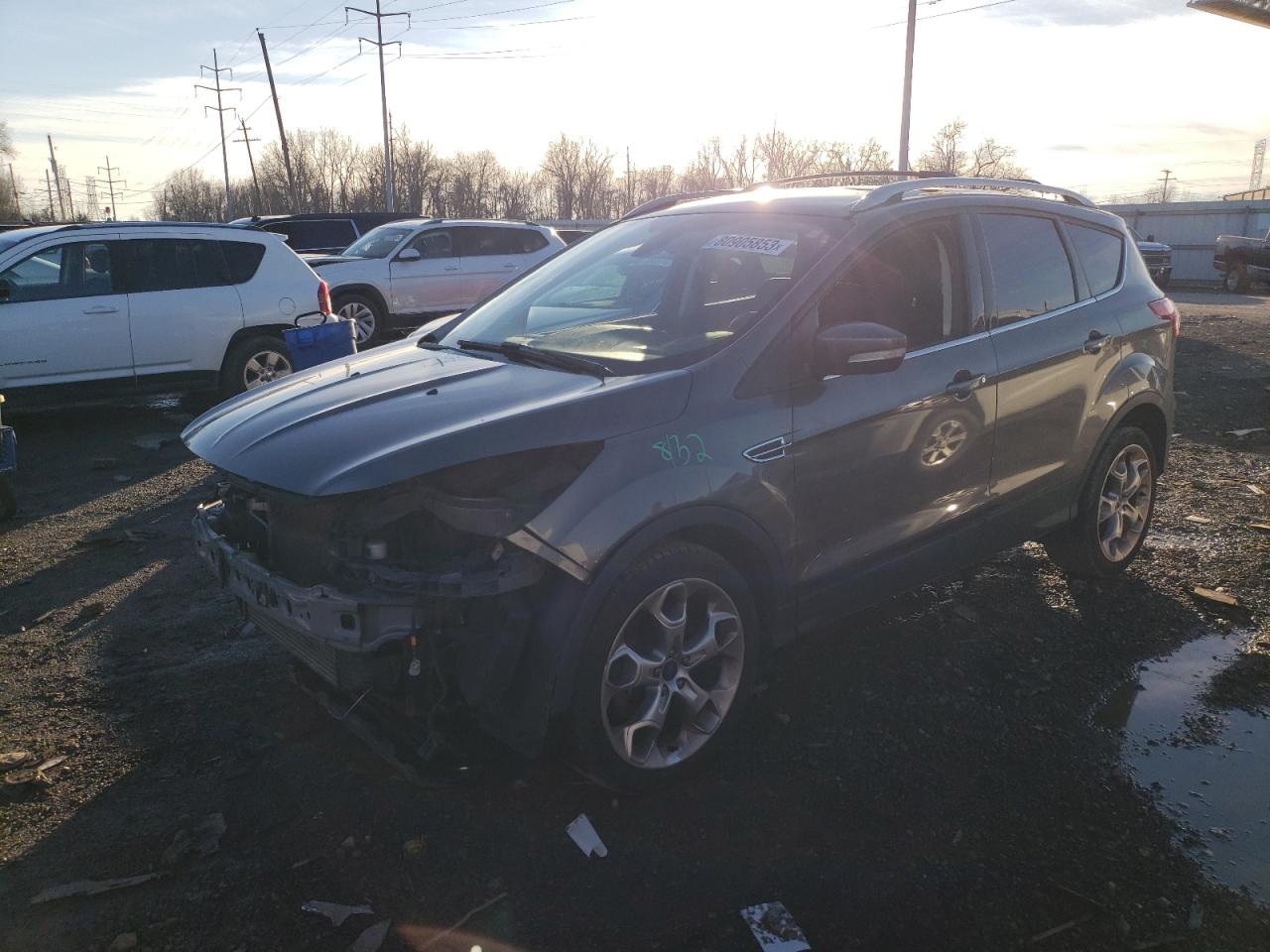 Image 1 of 2013 FORD ESCAPE TITANIUM 2013 with VIN 1FMCU0J98DUB53637