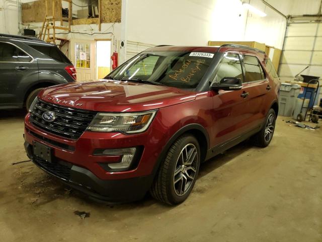 Image 1 of 2016 FORD EXPLORER SPORT 2016 with VIN 1FM5K8GT0GGC12621
