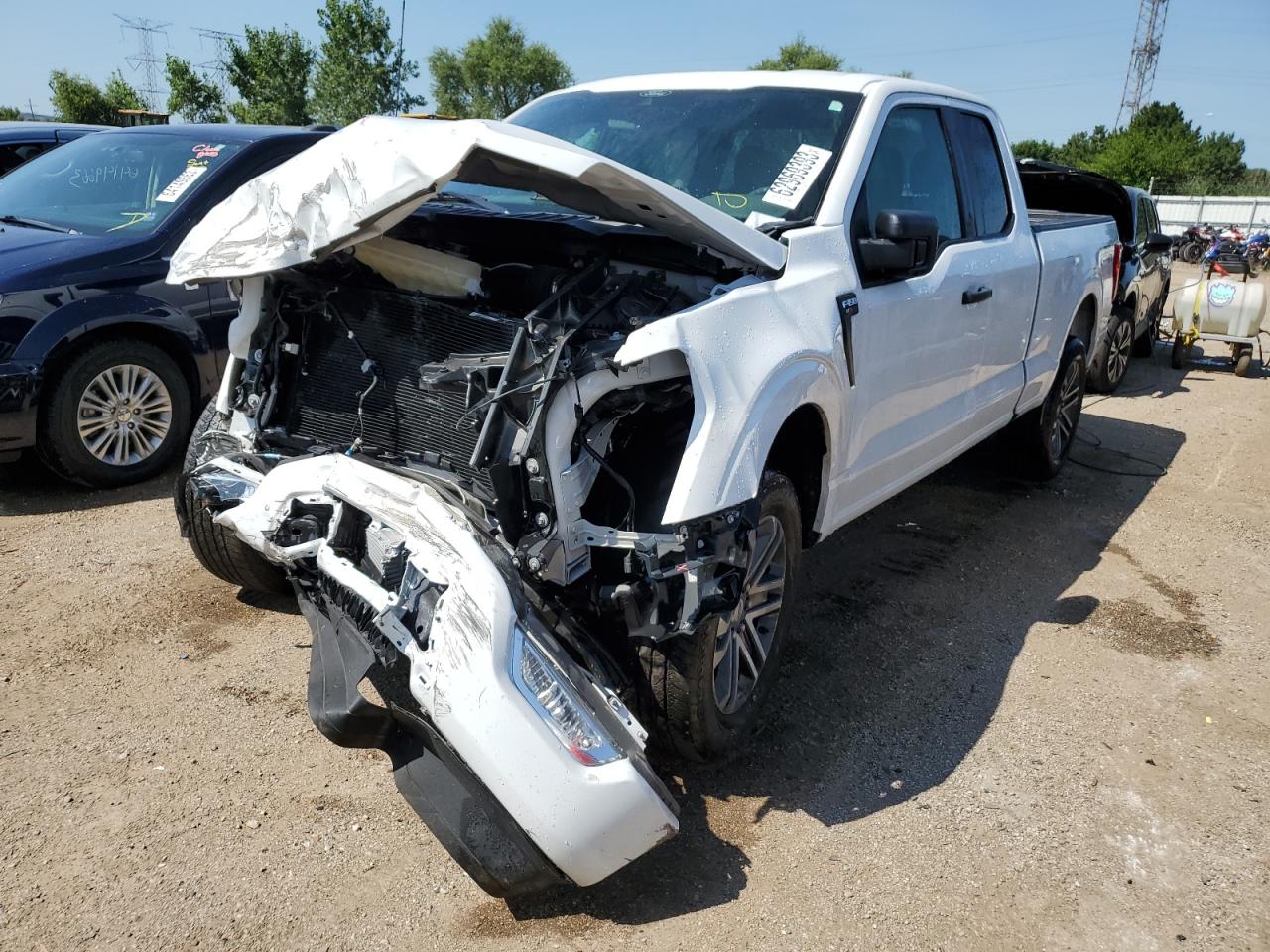 Изображение 1 2021 FORD F150 SUPER CAB 2021 с VIN 1FTEX1EP6MFC22705