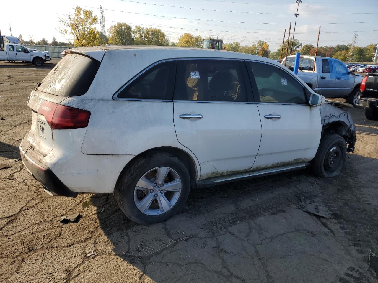 Image 3 of 2011 ACURA MDX TECHNOLOGY 2011 with VIN 2HNYD2H61BH530711