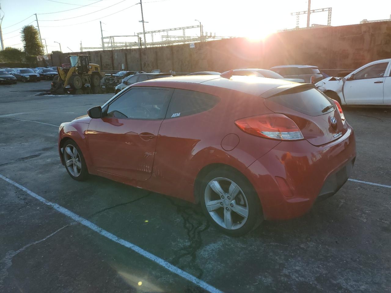Image 2 of 2012 HYUNDAI VELOSTER  2012 with VIN KMHTC6AD6CU066229