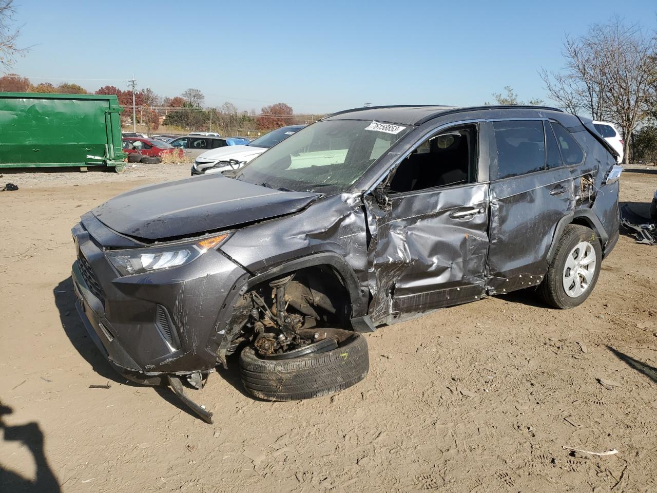 Image 1 of 2019 TOYOTA RAV4 LE 2019 with VIN JTMG1RFV0KD046913