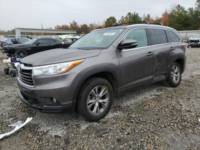 Obraz 1 z 2015 TOYOTA HIGHLANDER XLE 2015 z VIN 5TDKKRFH2FS039618
