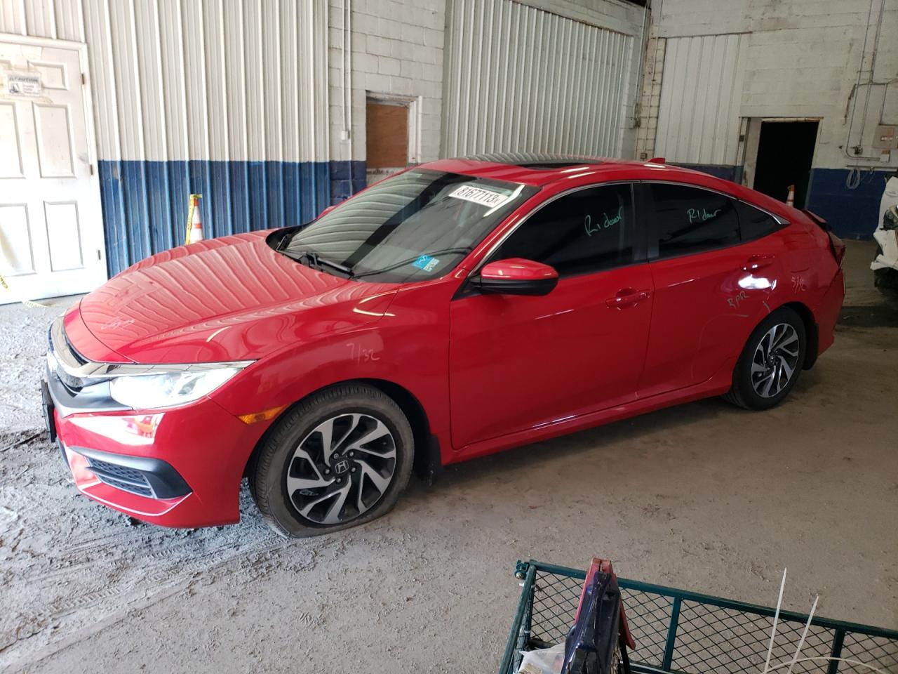 Image 1 of 2017 HONDA CIVIC EX 2017 with VIN 2HGFC2F77HH526846