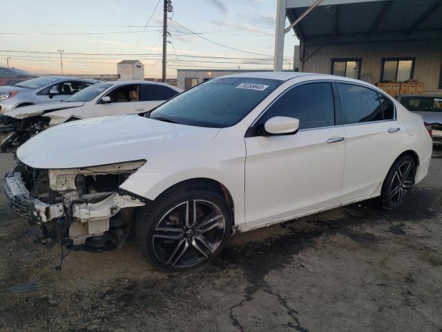 Image 1 of 2017 HONDA ACCORD SPORT 2017 with VIN 1HGCR2F56HA223314