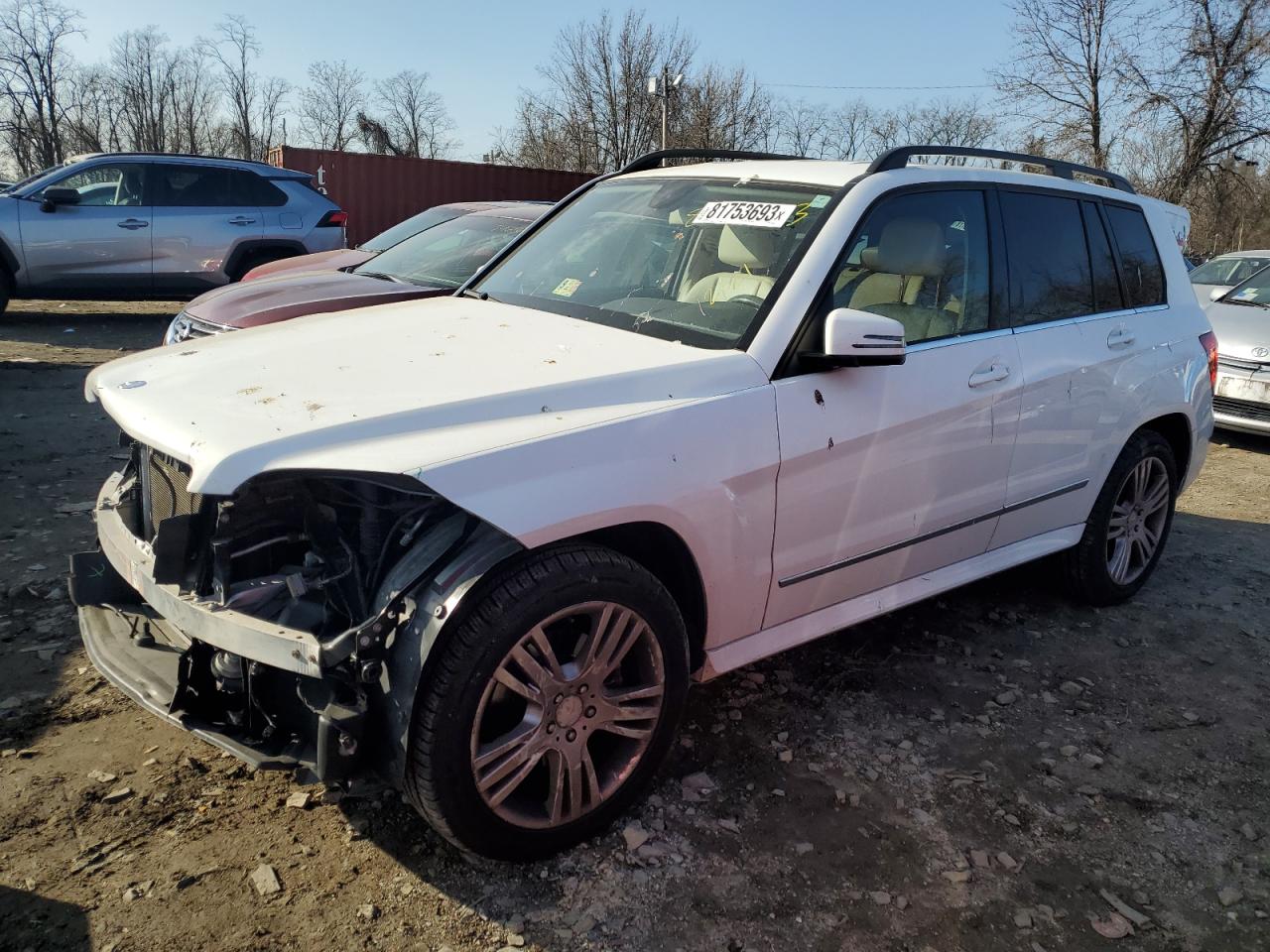 Image 1 of 2013 MERCEDES-BENZ GLK 350 4MATIC 2013 with VIN WDCGG8JB3DG053338