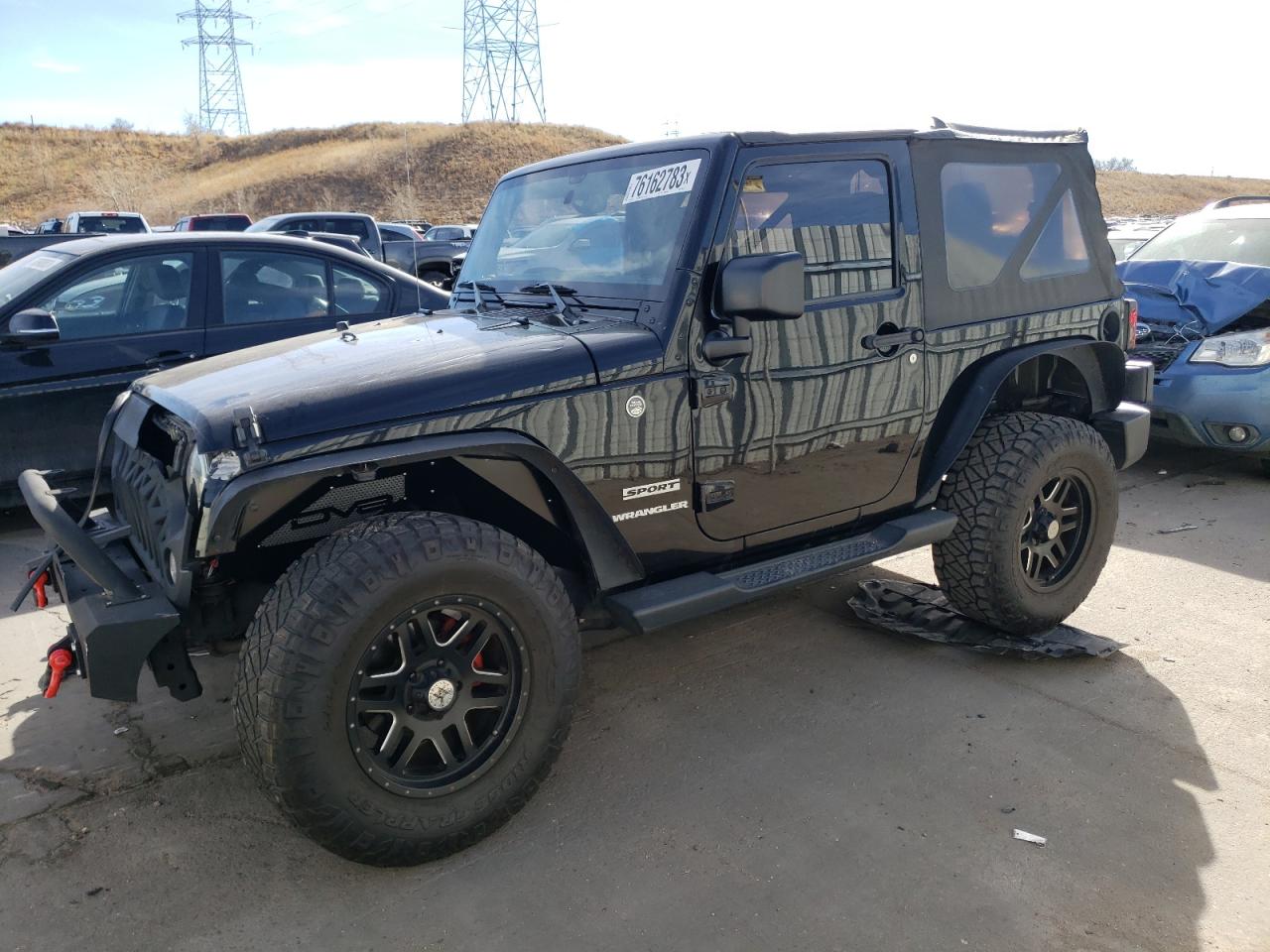 Image 1 of 2017 JEEP WRANGLER SPORT 2017 with VIN 1C4AJWAG5HL588164