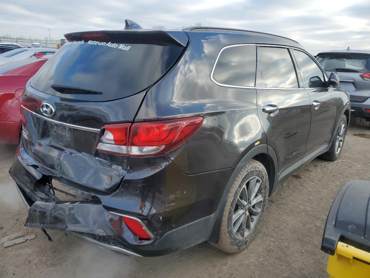 Image 3 of 2018 HYUNDAI SANTA FE SE 2018 with VIN KM8SNDHF6JU293113