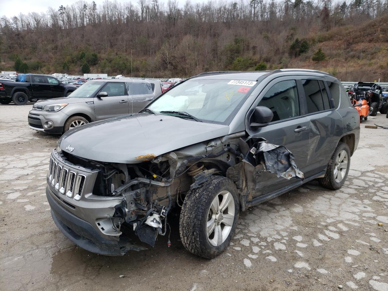 Image 1 of 2012 JEEP COMPASS SPORT 2012 with VIN 1C4NJDBB4CD621201